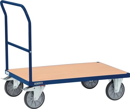 TECWERK Plattformwagen Ladeflächen L1000xB700mm STA saphirblau Trgf.600kg TECWERK