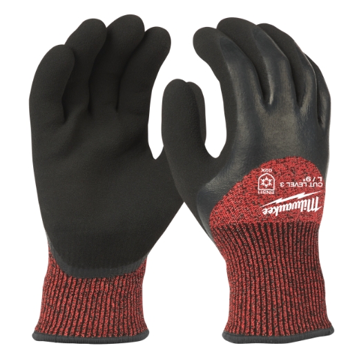 MILWAUKEE Größe 9 (L) Kälte-Schnittschutzhandschuhe Klasse 3/C MILWAUKEE Größe 9 (L) Kälte-Schnittschutzhandschuhe Klasse 3/C