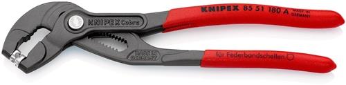 KNIPEX Federbandschellenzange Gesamt-L.180mm Kap.max.50mm Einstellungen 15