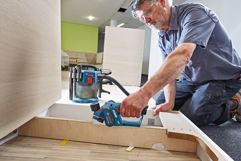 BOSCH Akku-Hobel GHO 12V-20, Solo Version, L-BOXX