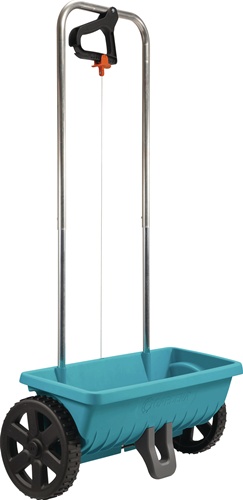 GARDENA Streugutwagen 12,5l Ku.türkis/schwarz Bereifung m.Stollenprofil 0,45m GARDENA