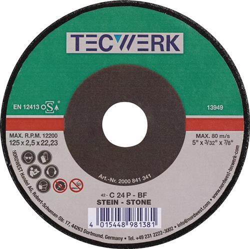 TECWERK Trennscheibe STE D230x3mm ger.STE Bohr.22,23mm TECWERK