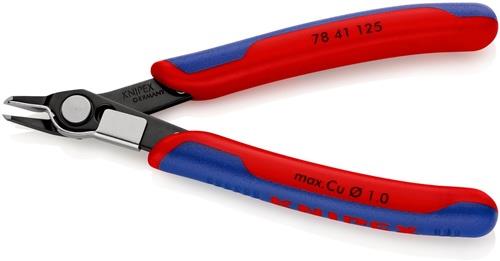 KNIPEX Elektronik-Seitenschneider Super-Knips® L.125mm Form 4 Facette nein brün.KNIPEX