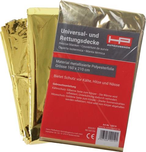 Nordwest Rettungsdecke DIN 13164 L2100xB1600xH0,2ca.mm Faltmaß ca.144x80x20mm
