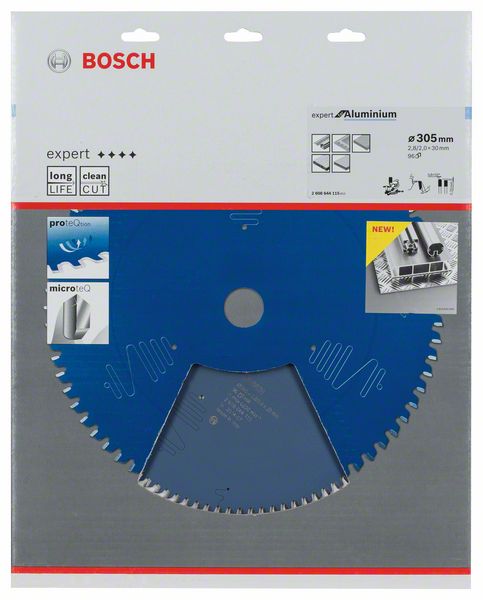 BOSCH Kreissägeblatt Expert for Aluminium, 305 x 30 x 2,8 mm, 96