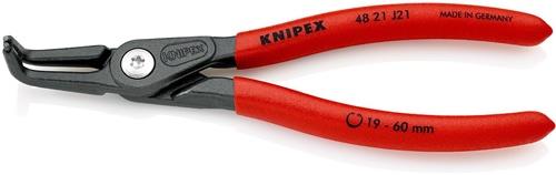 KNIPEX Präzisionssicherungsringzange J 21 f.Bohrungen D.19-60mm L.165mm KNIPEX