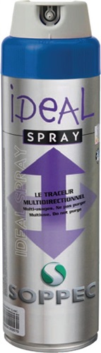 SOPPEC Markierungsspray IDEAL leuchtblau 500ml Spraydose SOPPEC