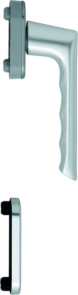 HOPPE® Fenstertürgriff-Halbgarnitur Brest 0739/U26/49PNS, innen, Aluminium, 11812680
