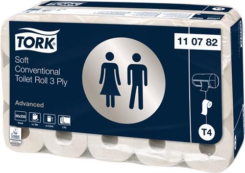 TORK Toilettenpapier TORK Advanced · 110782 3-lagig,Dekorprägung 30x1 Rl.TORK