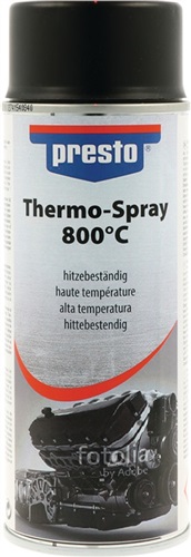 PRESTO Thermo-Lackspray Profi 800GradC schwarz 400 ml Spraydose PRESTO
