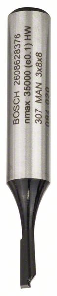 BOSCH Nutfräser Standard for Wood, 8 mm, D1 3 mm, L 8 mm, G 51 mm