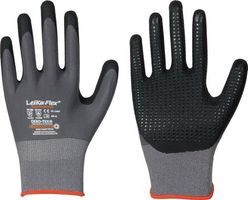 LEIPOLD Handschuhe LeiKaFlex 1467 Gr.10 grau EN 420+ EN 388+EN 407 PSA II LEIPOLD