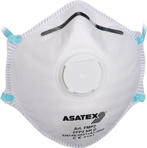ASATEX Atemschutzmaske FFP 2/V NR D m.Ausatemventil ASATEX ASATEX Atemschutzmaske FFP 2/V NR D m.Ausatemventil ASATEX
