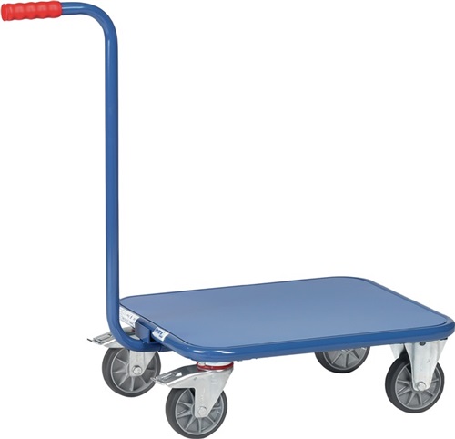 FETRA Griffroller L600xB500mm Stahlblechplattform brillantblau Gesamt-Trgf.250kg