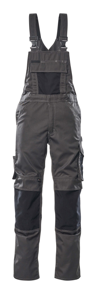 MASCOT® Augsburg Latzhose, dunkelanthrazit/schwarz