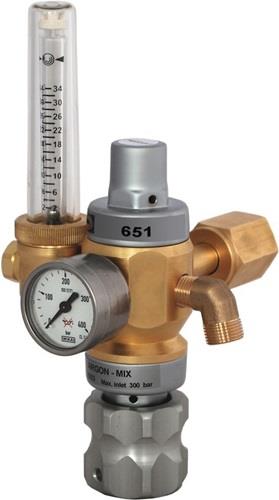 HARRIS Hochleistungsdruckminderer 651-30FLAR Argon/CO₂ 200bar W21,8x1/14 Zoll RH HARRIS