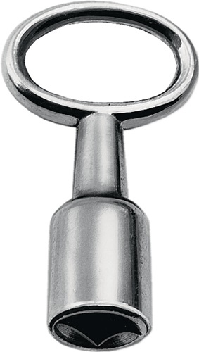 AMF Dornschlüssel SW8mm vernickelt m.Innen-4KT