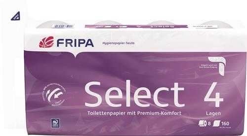 FRIPA Toilettenpapier Fripa Select 4-lagig FRIPA