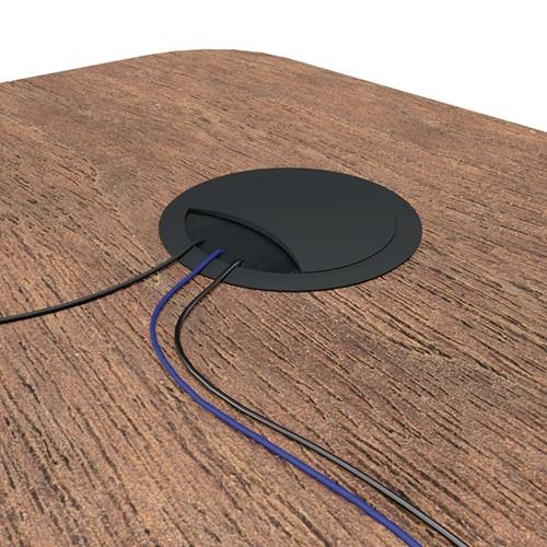 BMB Kabeldf.EXIT R Zamak schwarz EL.-D.60mm 12/144 BMB