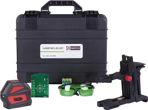 NESTLE Kreuzlinienlaser NCL-2G SET 20 (50 m.Empfänger)m ± 3 mm/10m NESTLE