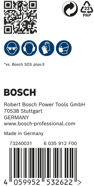 BOSCH EXPERT SDS plus-7X Hammerbohrer, 12 x 150 x 215 mm, 30-tlg.. Für Bohrhämmer