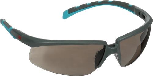 3M Schutzbrille S2002SGAF-BGR-EU EN 166 EN 170EN 172 Bügel grau/türkis,Scheibe grau