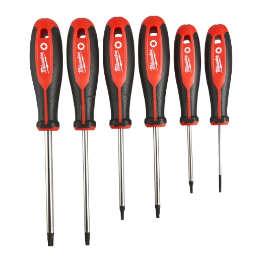 MILWAUKEE 6-teiliges Set TX Schraubendreher Tri-Lobe