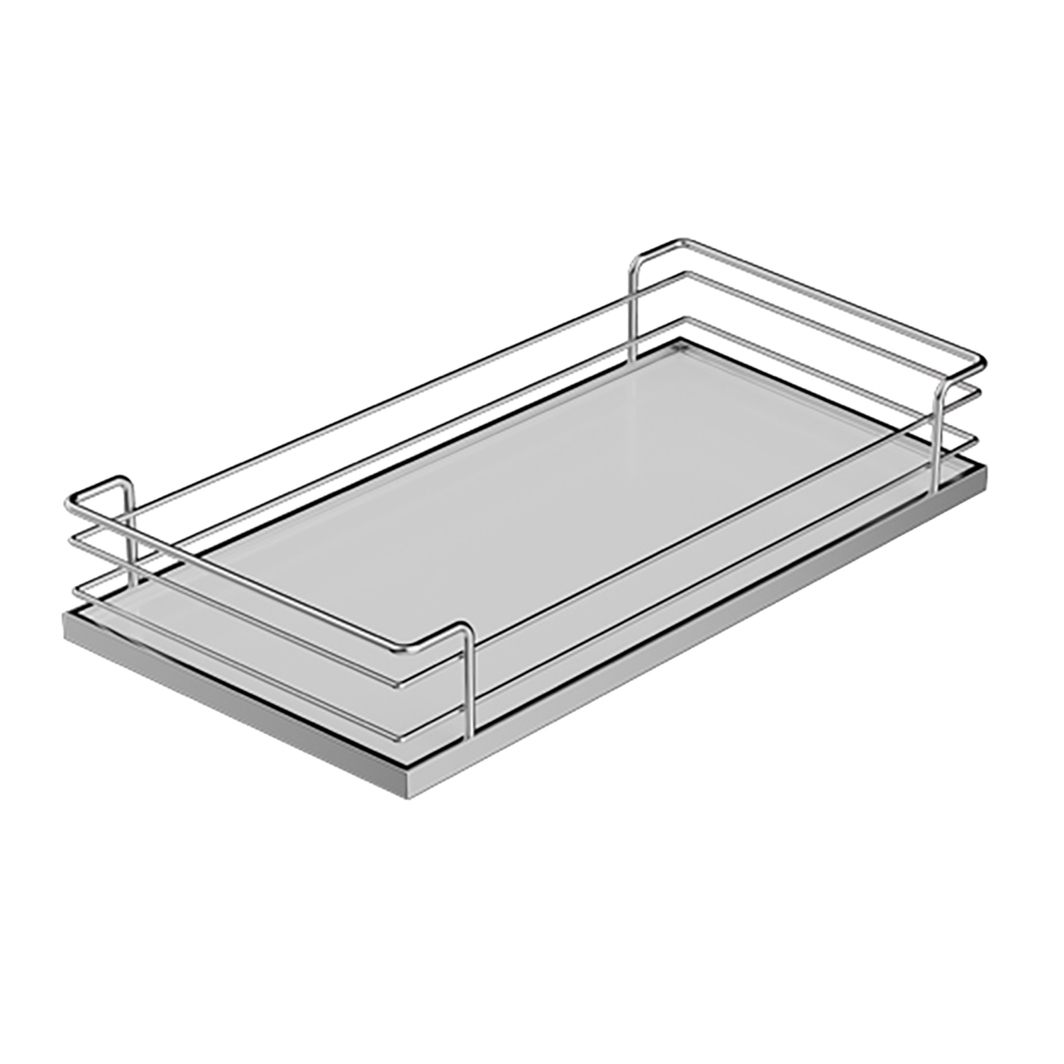 HETTICH Arena CLASSIC Rutschstopp Einhängetablar Dispensa Duo III, 600 mm, verchromt, 9352804