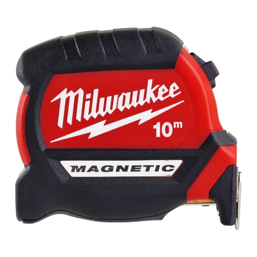 MILWAUKEE Premium-Bandmaß 10 m,27 mm breit magnet.