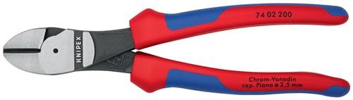 KNIPEX Kraftseitenschneider L.200mm pol.Form 0 2K-Hülle KNIPEX