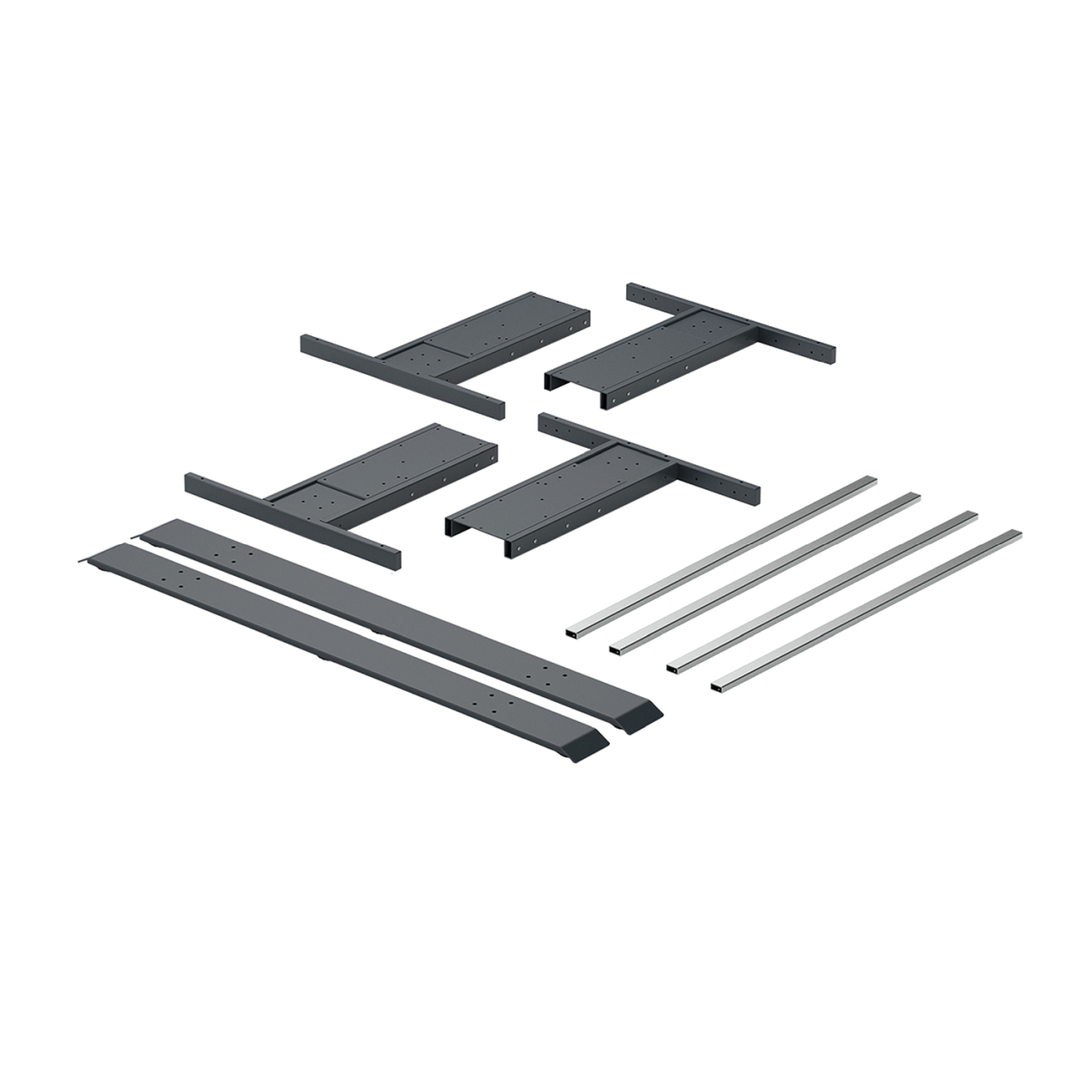 HETTICH LegaDrive Systems Gestell-Modul Bench, graphitgrau, 9243051