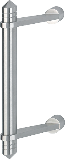 HOPPE    BA 210 mm L   Edelstahl Haustür, Objekttür edelstahl matt