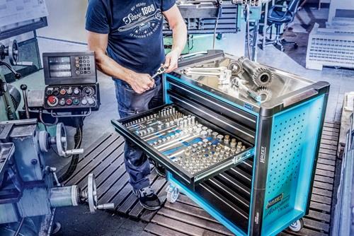 HAZET Werkstattwagen 179NXL-8/440 B1200xT800xH1480mm 1000kg 7 Schubl.440-tlg.HAZET