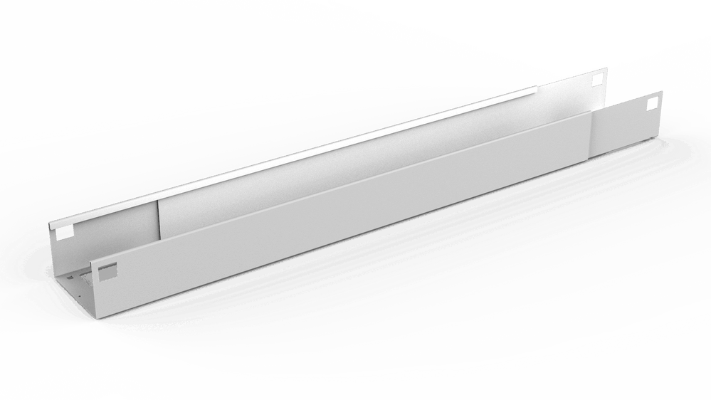 Veyhl Kabelwanne teleskopierbar 950-1550mm, RAL 9016 verkehrsweiß