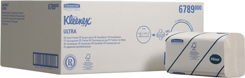 KLEENEX Handtuch 6789 2-lagig,geprägt hochweiß L217xB210ca.mm 2790 Tücher/VE