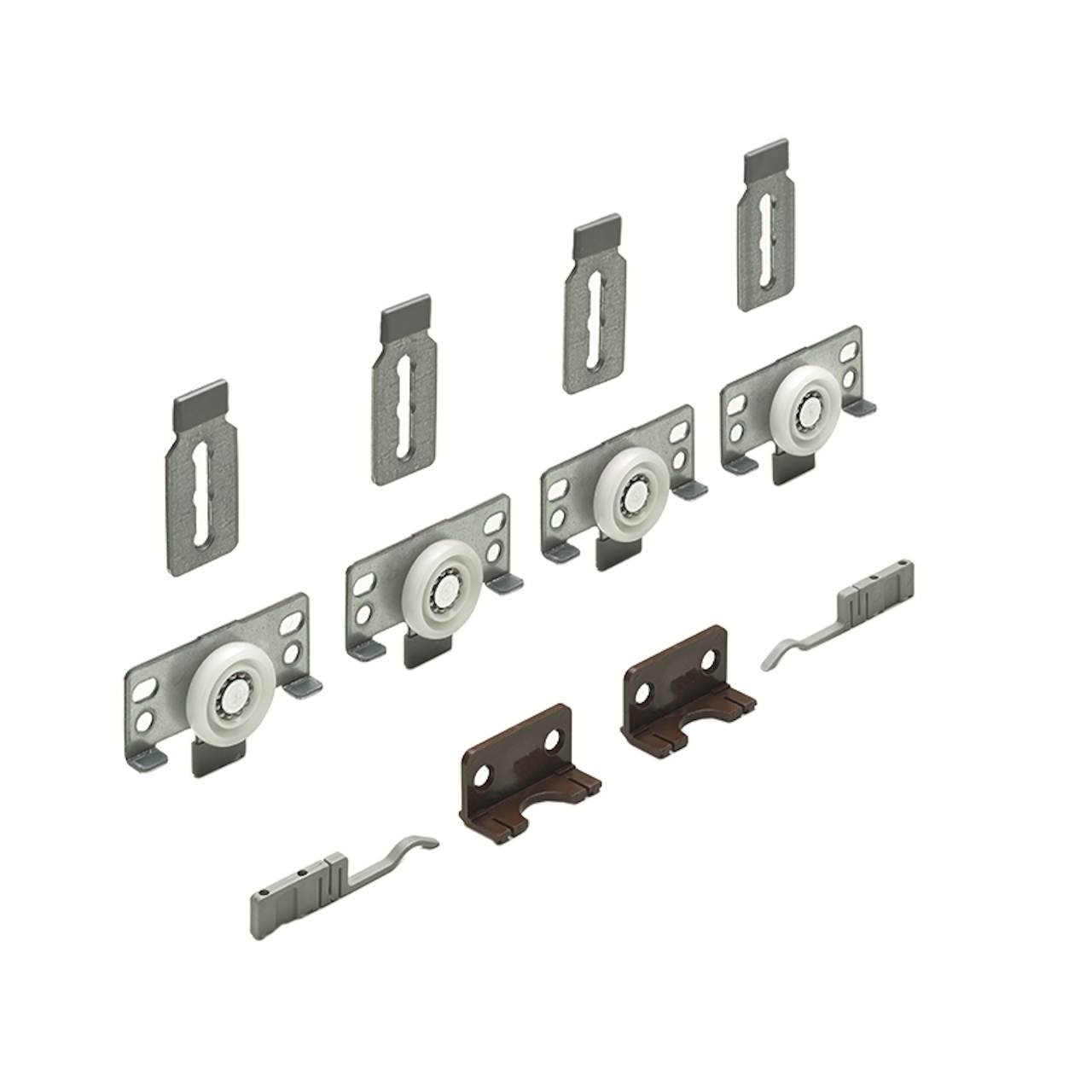 HETTICH SlideLine 56 Set Lauf- und Führungsteile,