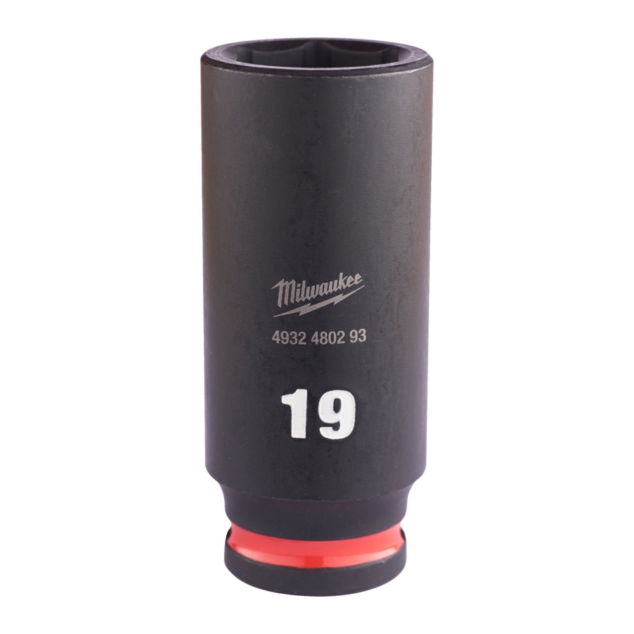 MILWAUKEE 19 x 65 mm SHOCKWAVE Schlagnuss 3/8" lang