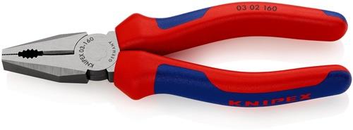 KNIPEX Kombizange L.160mm pol.Mehrkomp.-Hülle KNIPEX