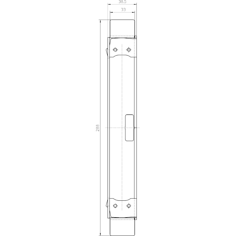 SIMONSWERK Aufnahmeelement TECTUS® TE 640 3D SZ, edelstahl SIMONSWERK Aufnahmeelement TECTUS® TE 640 3D SZ, edelstahl