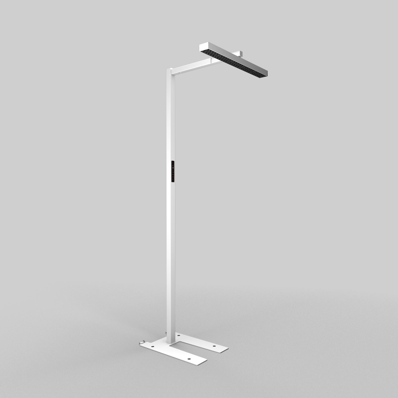 BMB UPLIGHT One BF Intelligente Stehleuchte, Signalweiß, RAL 9003