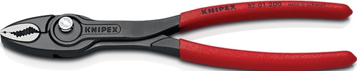 KNIPEX Frontgreifzange TwinGrip L.200mm pol.Ku.-Überzug schwarz atram.KNIPEX