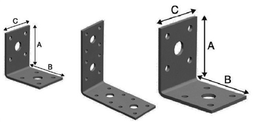 SIMPSON STRONG-TIE Winkelverb.FLVW40/100 FLVW40/100 53x53mm S.2,5mm