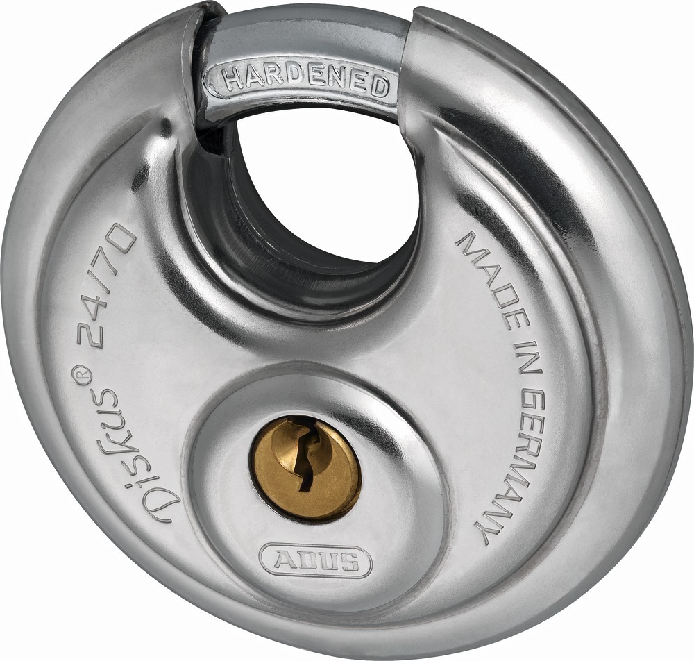 ABUS Zylindervorhangschloss Diskus 24, Edelstahl