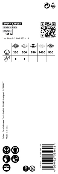 BOSCH EXPERT Tough Material Lochsäge, 35 x 60 mm. Für Dreh- und Schlagbohrer