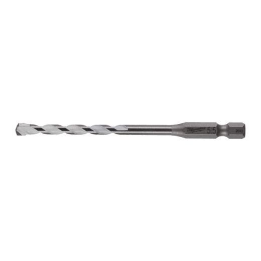 MILWAUKEE 5,5 x 100 mm SHOCKWAVE Multimaterial Bohrer 1/4" Hex