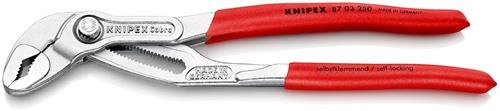 KNIPEX Wasserpumpenzange Cobra® L.250mm Spann-W.46mm verchr.Ku.-Überzug KNIPEX