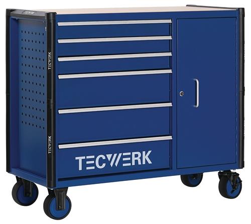 TECWERK Rollwerkbank TREND 2.0 Außen-B1105xT470xH950mm Schubl.6 30kg 400kg TECWERK