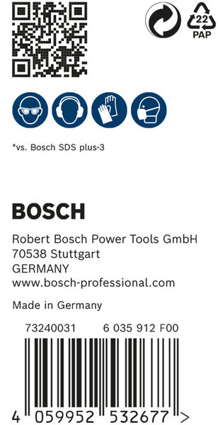 BOSCH EXPERT SDS plus-7X Hammerbohrer, 10 x 150 x 215 mm, 50-tlg.. Für Bohrhämmer