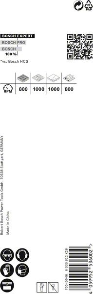 BOSCH EXPERT Construction Material Lochsäge, 25 x 60 mm. Für Dreh- und Schlagbohrer