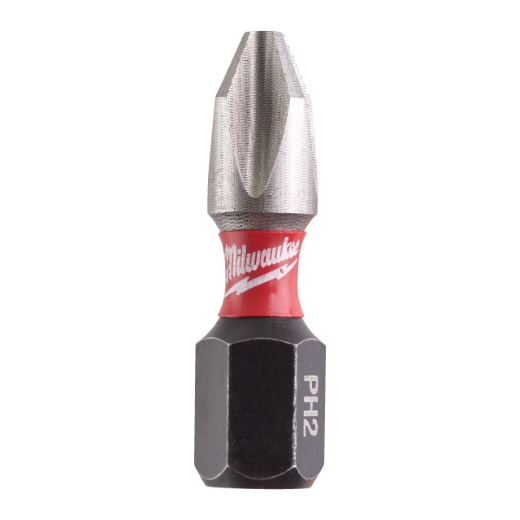 MILWAUKEE PH2 / 25 mm Schrauberbit SHOCKWAVE (25er Pack)